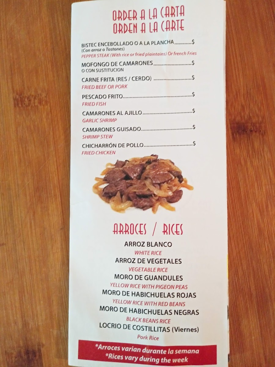 Celia's Restaurant Menu - Image 6